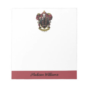 Bloco De Notas HARRY POTTER™   Anime Ron Weasley House Crest