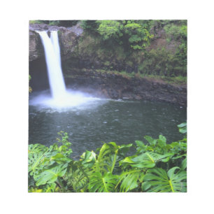 Bloco De Notas Havaí, Ilha Grande, Hilo, Cachoeira Arco-Íris, Exu