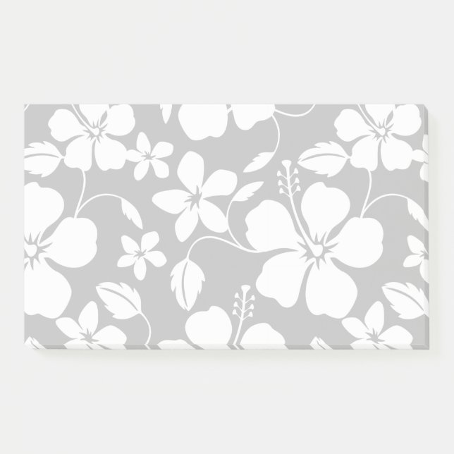 BLOCO DE NOTAS HAWAIIAN HULA (HIBISCUS) PRETO (Frente)