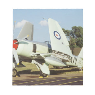 Bloco De Notas Hawker Sea Fury no CAF, Minnesota Wing, no