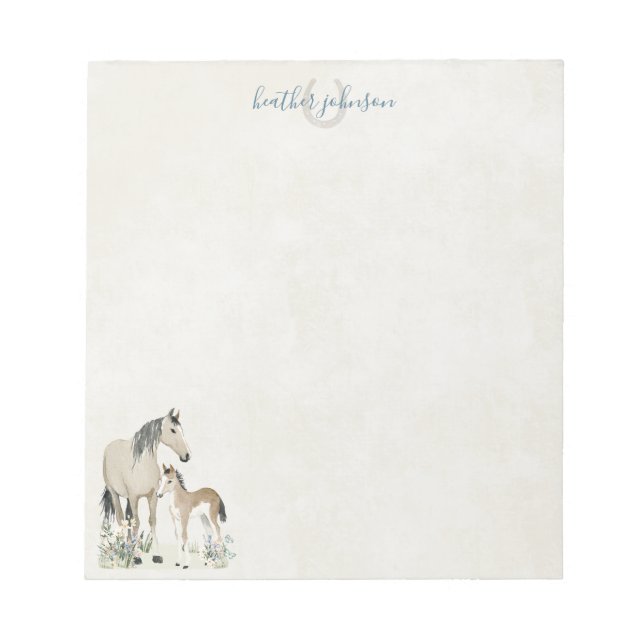 Bloco De Notas Hearthlight Notes Meadow & Mane Notes (Frente)