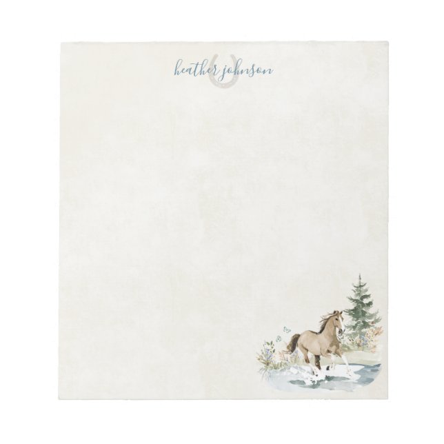 Bloco De Notas Hearthlight Notes Meadow & Mane Notes (Frente)