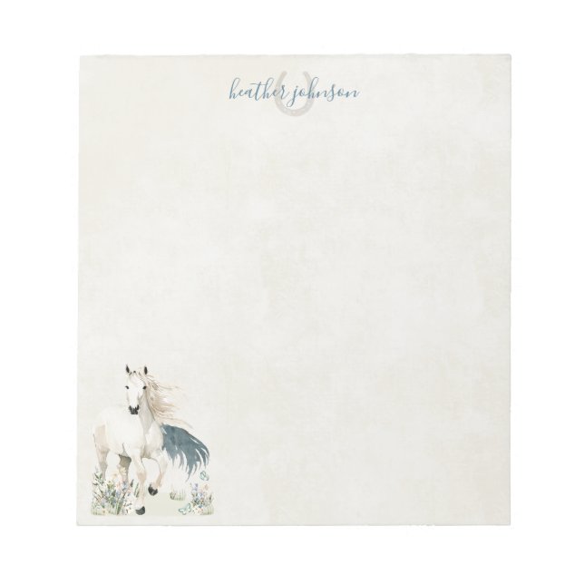 Bloco De Notas Hearthlight Notes Meadow & Mane Notes (Frente)