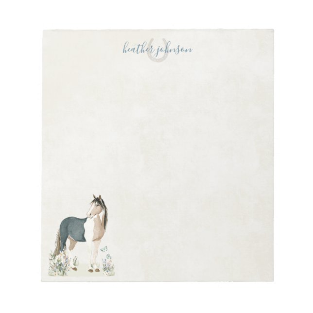 Bloco De Notas Hearthlight Notes Meadow & Mane Notes (Frente)