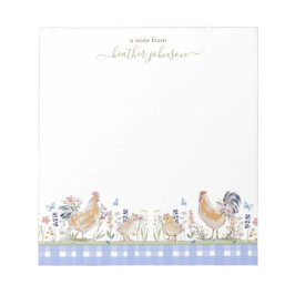 Bloco De Notas Hearthlight Notes Spring Soft Meadow Gingham