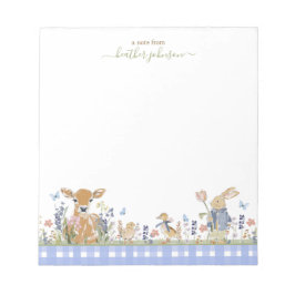Bloco De Notas Hearthlight Notes Spring Soft Meadow Gingham