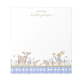 Bloco De Notas Hearthlight Notes Spring Soft Meadow Gingham