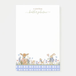 Bloco De Notas Hearthlight Notes Spring Soft Meadow Gingham