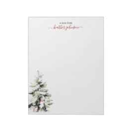 Bloco De Notas Hearthlight Notes Winter Cozy Dog Personalized