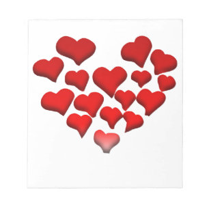 Bloco De Notas Hearts