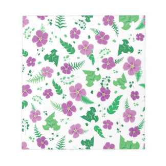 Bloco De Notas Hibisco Roxo