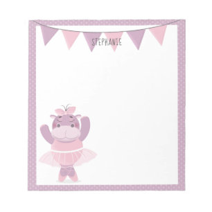 Bloco De Notas Hippo Ballerina