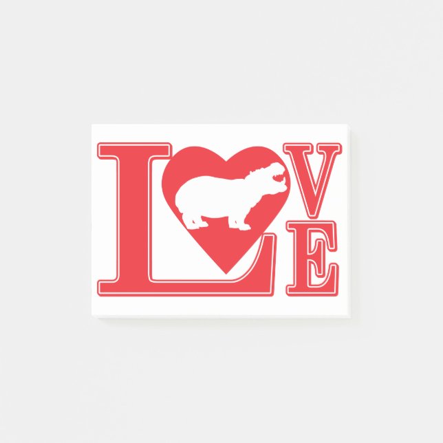 BLOCO DE NOTAS HIPPO-LOVE (Frente)