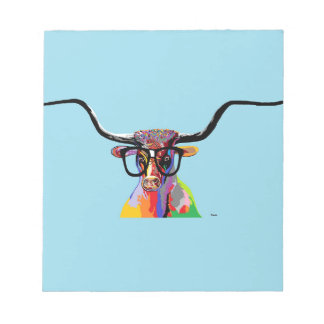 Bloco De Notas Hipster Longhorn