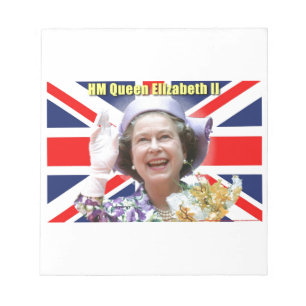 Bloco De Notas HM Queen Elizabeth II