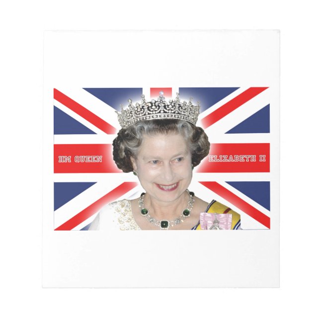 Bloco De Notas HM Queen Elizabeth II - Foto Pro (Frente)