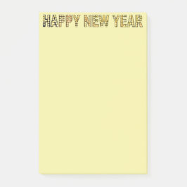 Bloco De Notas HNY-Amarelo-Dd