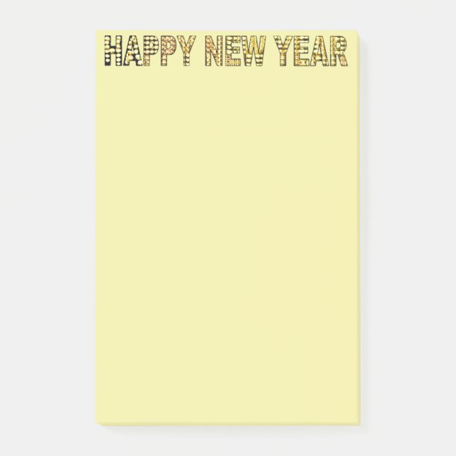 Bloco De Notas HNY-Amarelo-Dd (Frente)