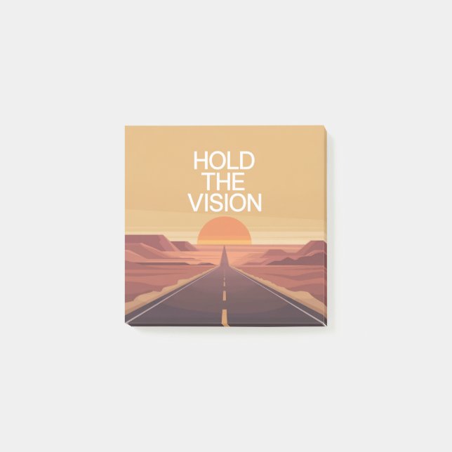 Bloco De Notas Hold The Vision (Frente)