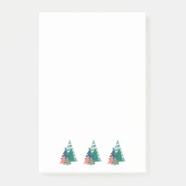 Bloco De Notas Holiday Evergreens Design