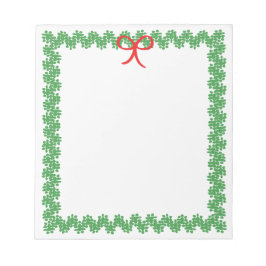 Bloco De Notas Holiday Wreath Notepad