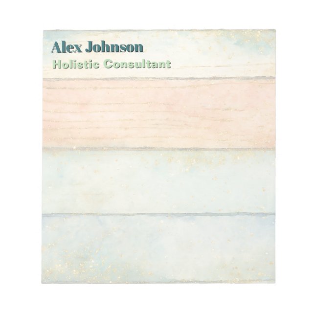 Bloco De Notas Holística Bem-Estar Consultora Naturopatas Espirit (Frente)