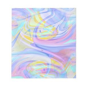 Bloco De Notas holograma pastel