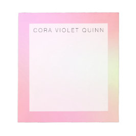 Bloco De Notas Holographic Ombre