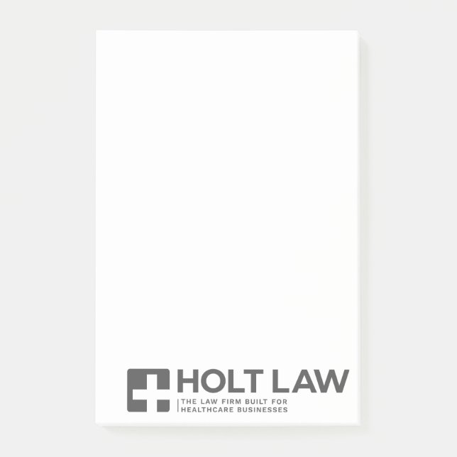 Bloco De Notas Holt Law (Frente)