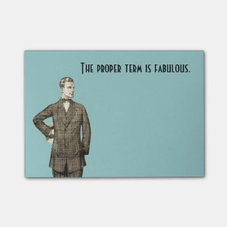 Bloco De Notas Homem fabuloso do vintage