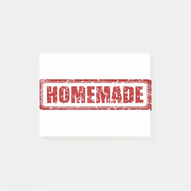 Bloco De Notas Homemade escrito (Frente)
