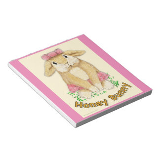 Bloco De Notas Honey Bunny Design 01