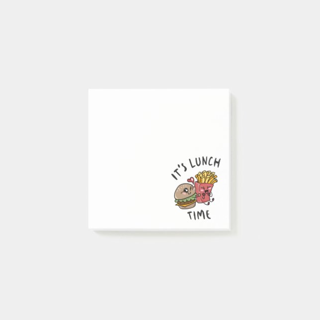 Bloco De Notas Hora do almoço (Frente)