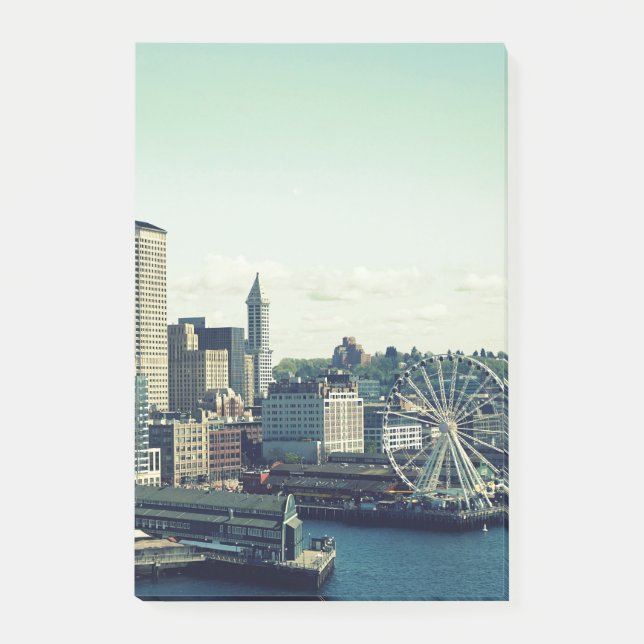 Bloco De Notas Horizonte de Seattle (Frente)