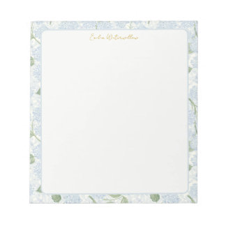 Bloco De Notas Hortênsia Chic Granny Floral Personalizável