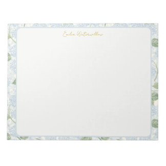 Bloco De Notas Hortênsia Chic Granny Floral Personalizável