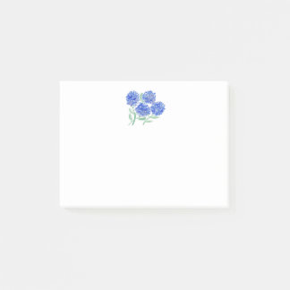 Bloco De Notas Hortênsias em Aquarela