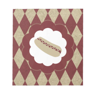 Bloco De Notas hot dog diamonds