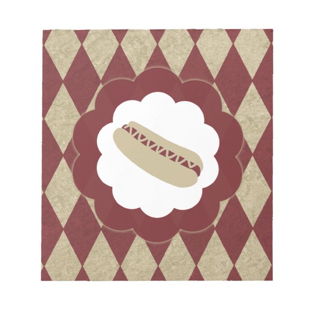 Bloco De Notas hot dog diamonds (Frente)