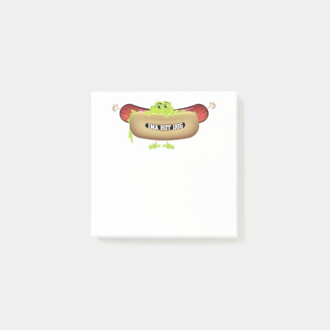 BLOCO DE NOTAS HOT DOG MAN (Frente)