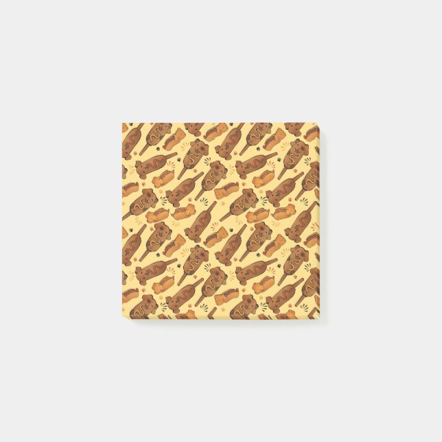 Bloco De Notas Hot Dogs Sticky (Frente)