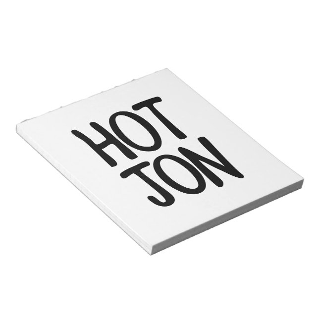 BLOCO DE NOTAS HOT JON (Inclinado)