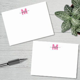 Bloco De Notas Hot Pink Monogram