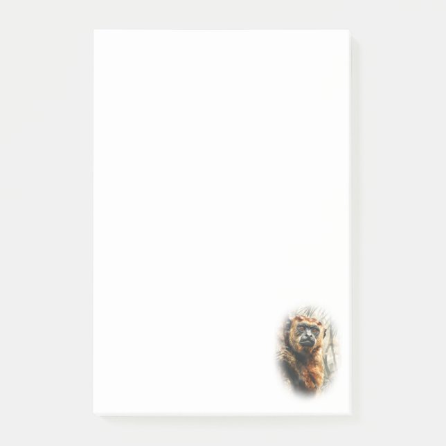 Bloco De Notas Howler Monkey (Frente)