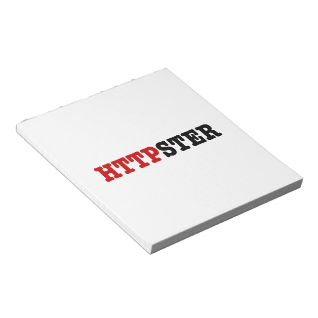 BLOCO DE NOTAS HTTPSTER (Inclinado)