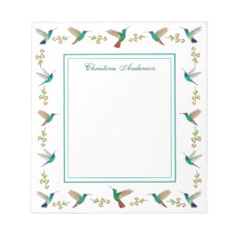 Bloco De Notas Hummingbird Personalizado