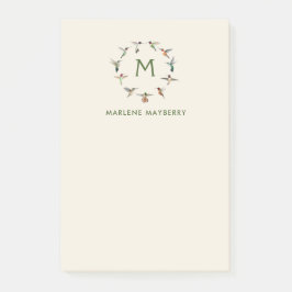 Bloco De Notas Hummingbird Personalizado