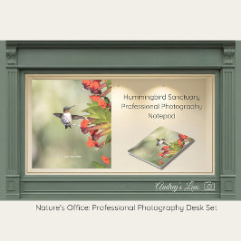 Bloco De Notas Hummingbird Sanctuary Professional Photography 