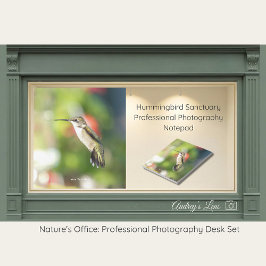 Bloco De Notas Hummingbird Sanctuary Professional Photography 