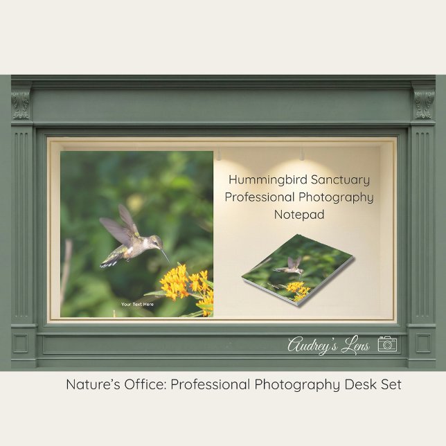 Bloco De Notas Hummingbird Sanctuary Professional Photography  (Criador carregado)